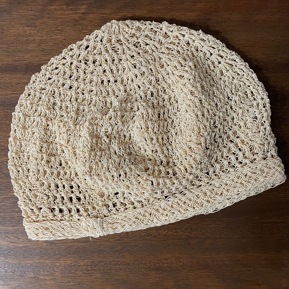 Gabriela Ligenza vintage 1990s Crochet Beanie Hat Gabriela Ligenza Vintage 1990s Crochet Boho Beret Hat | eBay main image 4